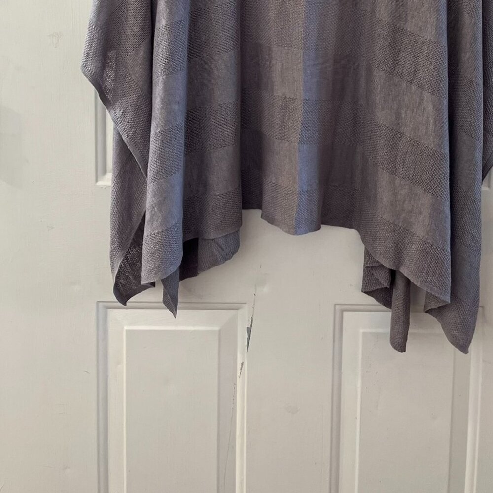 Sigrid Olsen Woman's Gray 100% Linen Open-Front W… - image 7